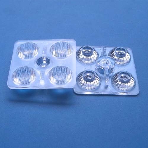 30degree square 37mm 4in1 Led lens for SMD3535,3030,3528 LEDs(HX-F37-30L)