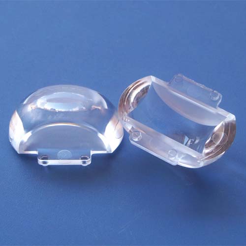 8x180degree oval Led lens for CREE XP |Federal 5050|Seoul MJT4040 LEDs(HX-CTD-FC)