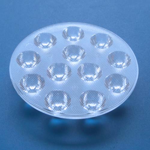 15degree-12in1- Diameter 67mm multi LED lens for OSRAM Square,CREE XPE,3535,3030,LEDs(HX-C67x12-15)